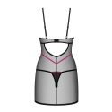 Dámska sexi košieľka Novenes Chemise čierna - Obsessive