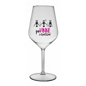 POVINNÉ CVIČENÍ - čirá nerozbitná sklenice na víno 470 ml POVINNÉ CVIČENÍ - čirá nerozbitná sklenice na víno 470 ml