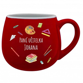 Personalizovaný keramický buclatý hrneček pro paní učitelku/pana učitele (pomůcky) Personalizovaný keramický buclatý hrneček pro paní učitelku/pana učitele (pomůcky)