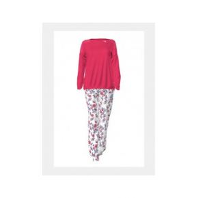 Elegantné dámske pyžamo s kvetinovým vzorom 11918-165 - Vamp