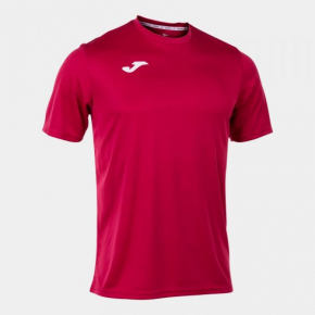 Unisex Futbalové tričko Combi 100052.560 Tmavo malinová - Joma