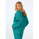 Dámska mikina Rehema tyrkysová - DKaren