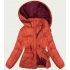 Dámska zimná prešívaná bunda (15200) koralová - Goodlooking