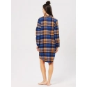 Dámska nočná košeľa Key LND 481 B24 tmavo modrá - Key