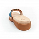 Dámske dreváky W F305492349 hnedo-modré - Scholl Iconic
