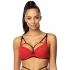 Dámska Push-up podprsenka 3636/11 Loren červeno-čierna - MAT