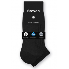 Pánske ponožky 042 čierna - Steven