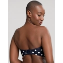 Dámsky vrchný diel plaviek Anya Riva Spot Bandeau navy/vanilla SW1453 - Panache