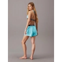 Dámske plážové šortky KW0KW02482 DCE sv. modré - Calvin Klein