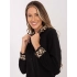 Dámska blúzka KS 4225.35 čierno-hnedá - FPrice
