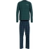 Pánske pyžamo UM0UM03130 0WP zelené káro - Tommy Hilfiger