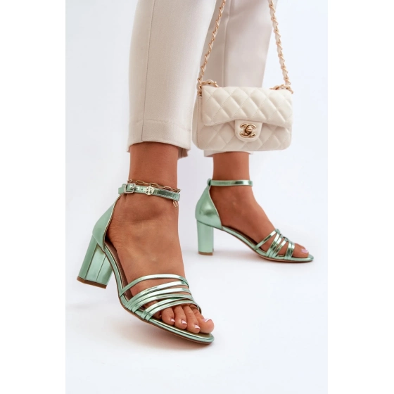 Dámské sandály 24SD98-6768 zelené - Step in style