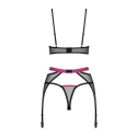 Dámsky sexy set Novenes 3-Pcs Set čierny - Obsessive