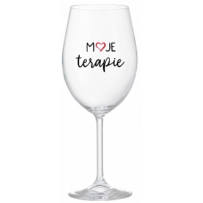MOJE TERAPIE - čirá sklenice na víno 350 ml MOJE TERAPIE - čirá sklenice na víno 350 ml