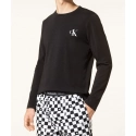 Pánske pyžamo NM2019E 6OE čierna / biela - Calvin Klein