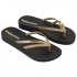 Dámske žabky Bossa Soft V Fem W 82840-AQ444 Čierna so zlatou - Ipanema