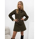 Dámske šaty PM SK W2028 26,46 khaki - FPrice