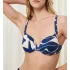 Dámska plavková podprsenka Summer Allure WP M007 tmavo modrá - Triumph