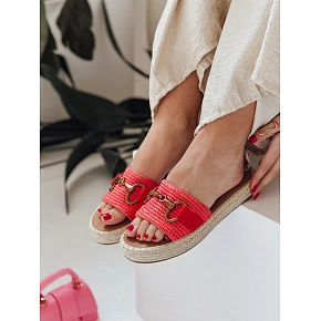 Klapki damskie MISSWAVE czerwone FashionStreet ZY0948