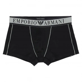 Pánske boxerky 112043 4R532 00020 čierne - Emporio Armani