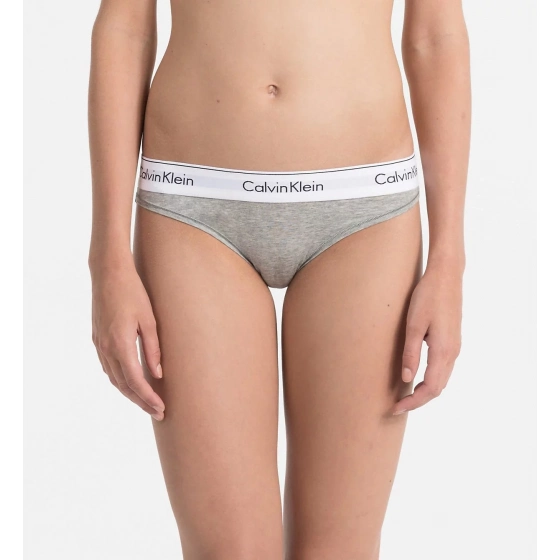 Nohavičky F3787E-020 šedá - Calvin Klein