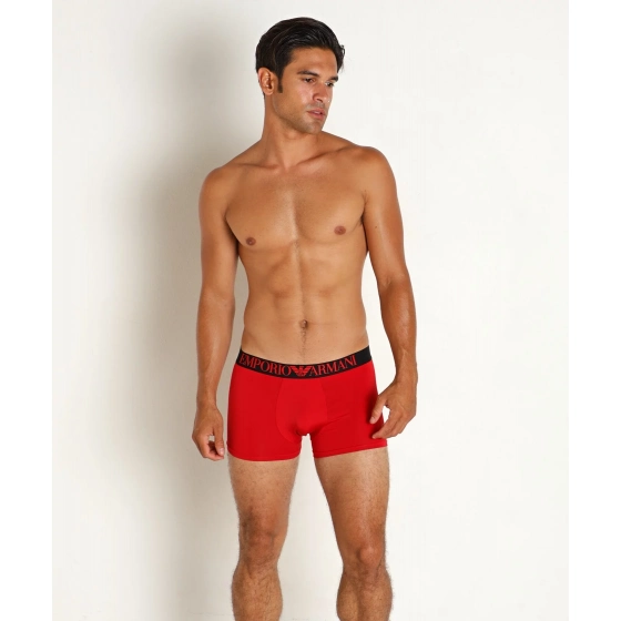Pánske boxerky 111290 3F535 00774 červené - Emporio Armani