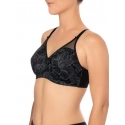 Dámska podprsenka Vision Bloom 0203288 434 / 433 black bloom - Felina