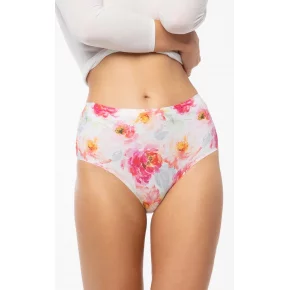 Nohavičky Peóny Simple Maxi bielo-čersvené - Julimex