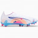 Pánske športové futbal topánky Ultra 5 Match Vol.Up FG/MG M 108064-01 Biela mix - Puma
