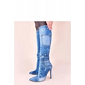 Dámské kozačky na podpatku SXX-5 - Step in Style