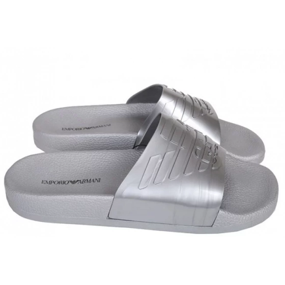 Šľapky X4PS02 strieborná - Emporio Armani
