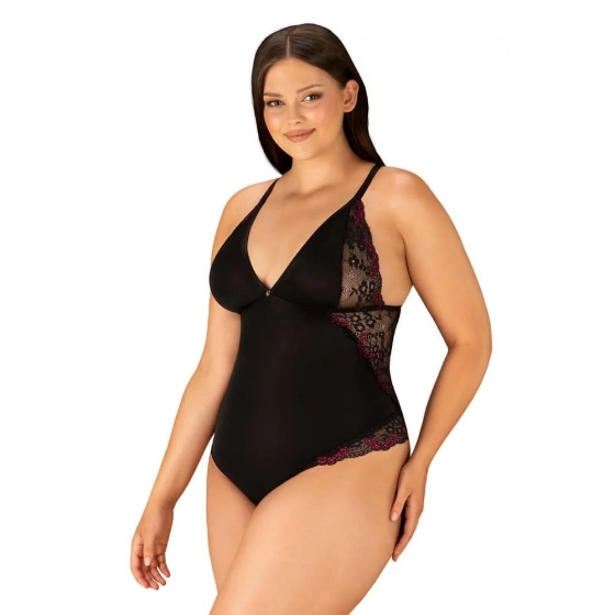 Jemné body Vanessme teddy 2XL/3XL - Obsessive