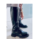 Dámske čižmy v jazdeckom 7752A Čierna - Ideal Shoes