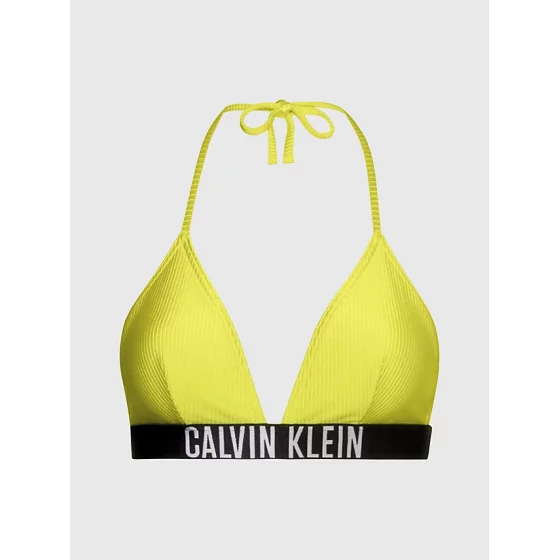 Dámsky plavkový vrchný diel bikín KW0KW01967 LRF neón.žltá - Calvin Klein