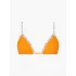 Vrchný diel plaviek KW01604 ZEG oranžové - Calvin Klein