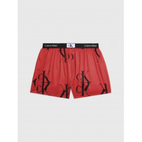Pánske trenírky 000NB3411A GNP červené s potlačou - Calvin Klein