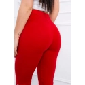 Dámske legíny 8882 Červená - Kesi