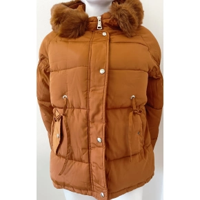 Dámska zimná bunda BX4195.57 piesková - FPrice