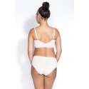 Dámska podprsenka dojčiaca top Easy Bra MAMA basic biela s kvetmi - Mitex