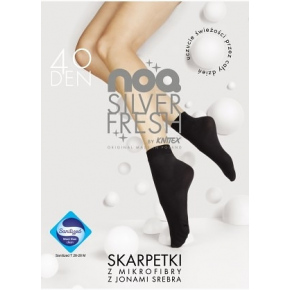 Dámske ponožky Noq Silver Fresh 40 deň čierna - Knitex
