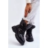 Dámske zateplené členkové SG-175B Čierna - Mix Feet