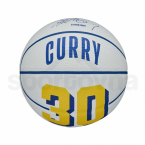 Basketbalová lopta NBA Player Icon Stephen Curry Mini WZ4007401XB biely - Wilson