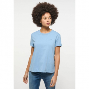 Dámske tričko Alina C Tee 1013387 5124 Jeans modrá - Mustang