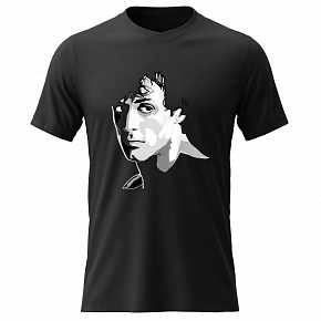 Pánské bavlněné tričko s potiskem - ROCKY BALBOA - černé