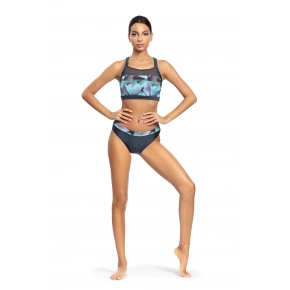 Dámske dvojdielne plavky S47N - tyrkysová - Self