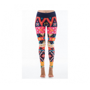 Dámske fitness legíny Six Deuce Aztec - multicolor - Litex