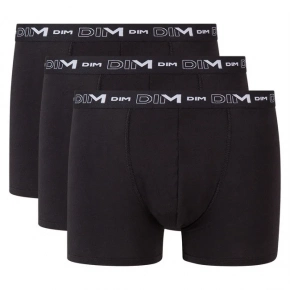 Pánske boxerky 3 ks COTTON STRETCH čierne - DIM