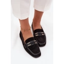 Dámske mokasíny H8-515 čierne - Sweet shoes