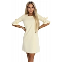 Dámske šaty 217-12 NEVA pastelovo žlté - Numoco