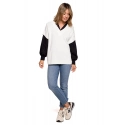 Dámska vesta BK076 ecru - BEwear
